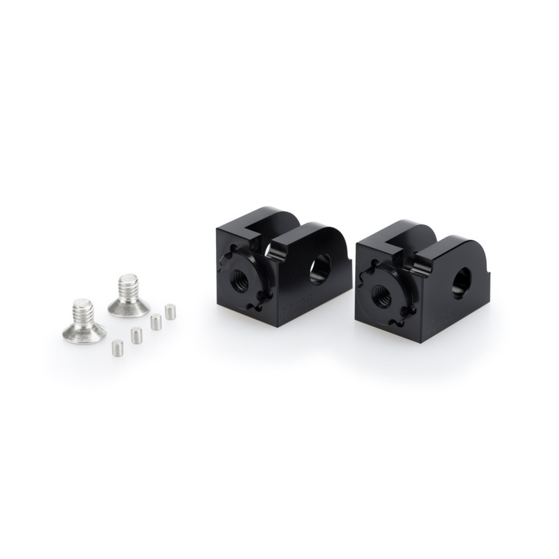 Footpeg adapters PUIG adjustable schwarz