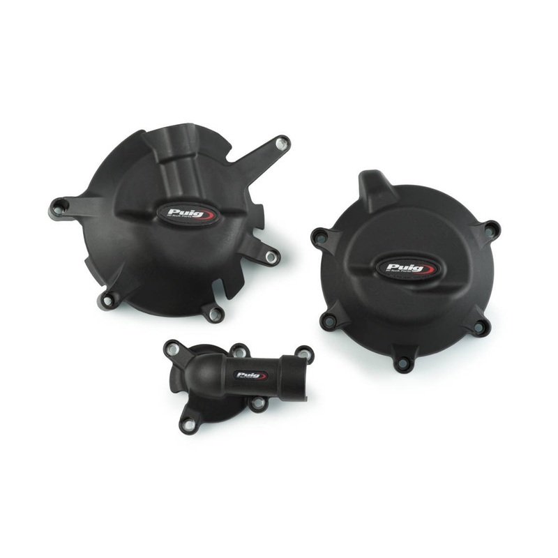 Engine protective covers PUIG schwarz