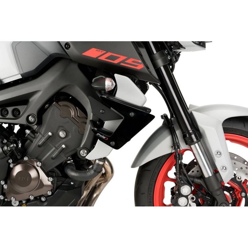 Seiten Spoiler PUIG DOWNFORCE schwarz für YAMAHA MT-09 850 / 890 2017-2020