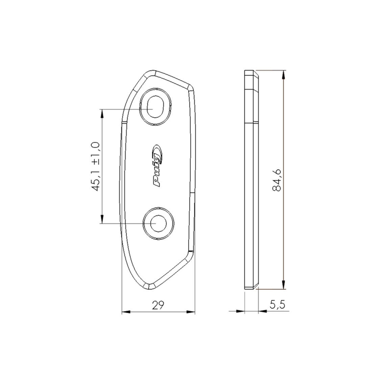 Mirrors caps PUIG schwarz