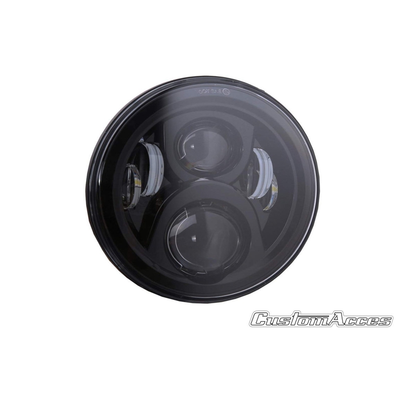 Maske mit Leuchte CUSTOMACCES EVOLUTION II schwarz Ausverkauf
