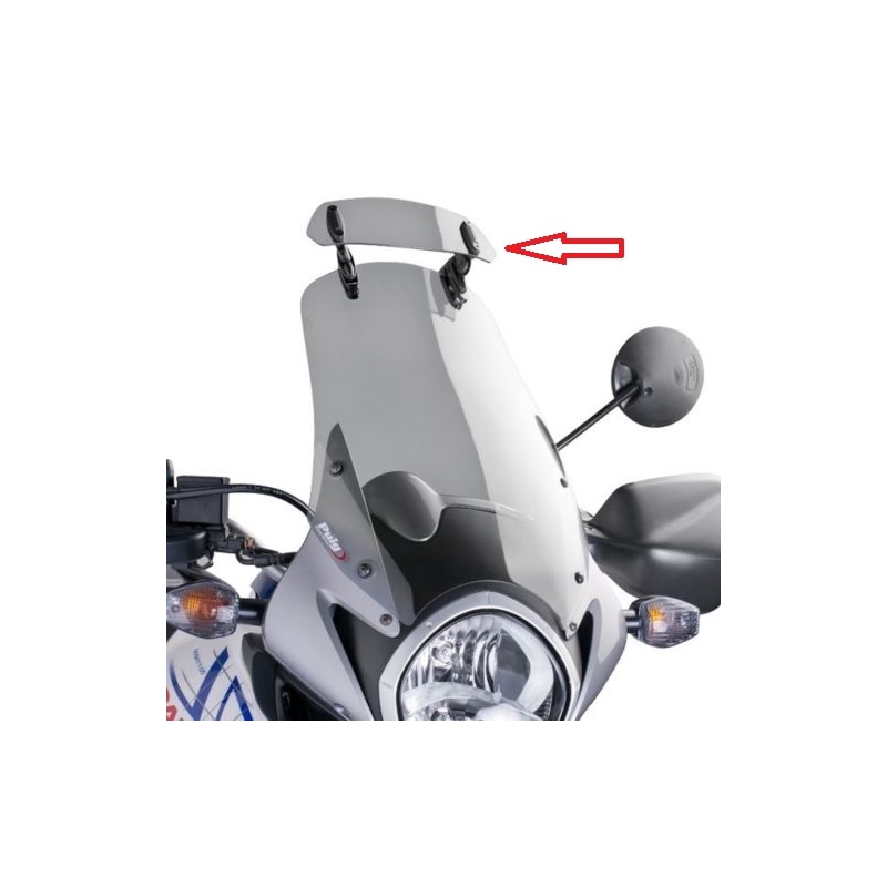 Multiadjustable visor PUIG fixed by screws getönt