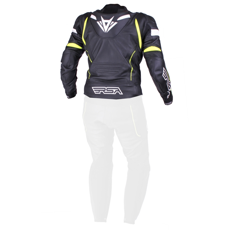 Herren RSA Speedway Jacke schwarz-weiß-fluo gelb Ausverkauf