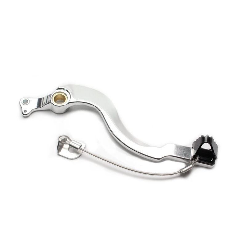 Fussbremse MOTION STUFF silver body, black steel fixed tip Steel Fixed Tip