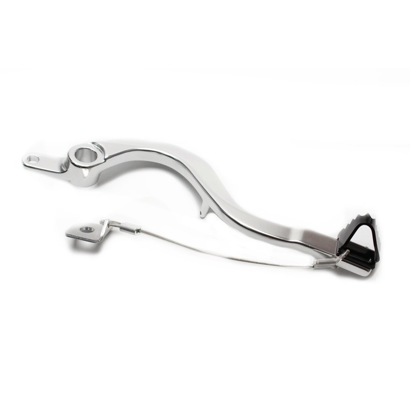Fussbremse MOTION STUFF silver body, black steel fixed tip Steel Fixed Tip
