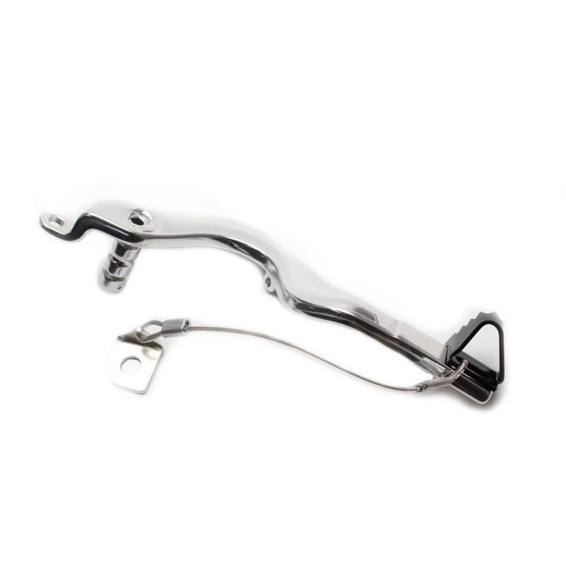 Fussbremse MOTION STUFF silver body, black steel fixed tip Steel Fixed Tip