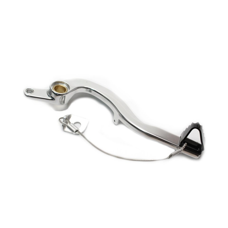 Fussbremse MOTION STUFF silver body, black steel fixed tip Steel Fixed Tip