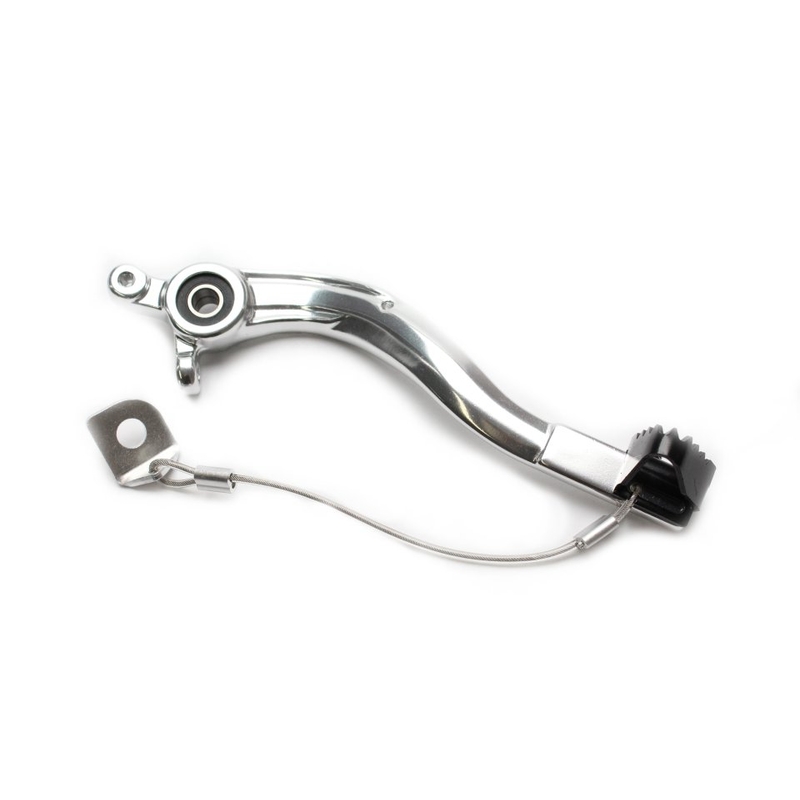 Fussbremse MOTION STUFF silver body, black steel fixed tip Steel Fixed Tip