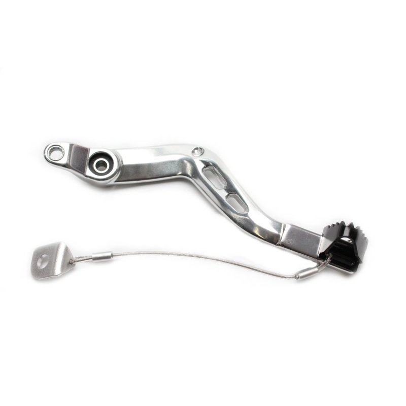 Fussbremse MOTION STUFF silver body, black steel fixed tip Steel Fixed Tip