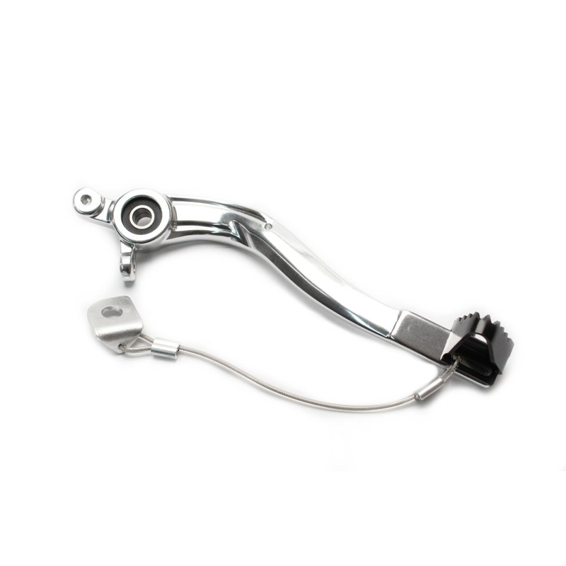Fussbremse MOTION STUFF silver body, black steel fixed tip Steel Fixed Tip