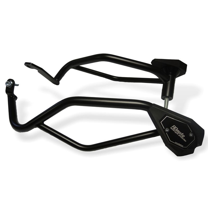 Motor Schutzrahmen RDMOTO schwarz matt with slider SL01
