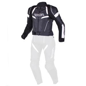 Frauen RSA Speedway Jacke schwarz und weiß Ausverkauf