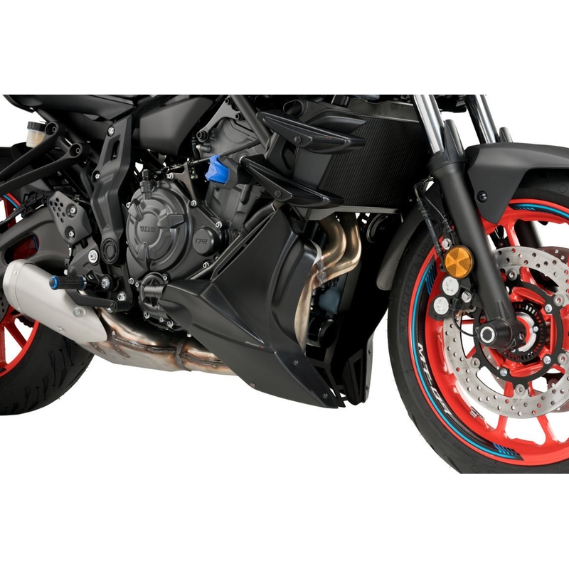Engine spoiler PUIG schwarz matt