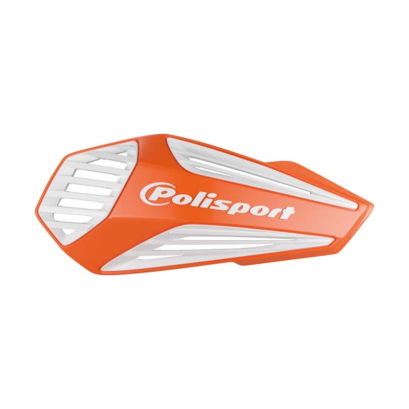 Handguard POLISPORT MX AIR with universal handlebar mounting kit ORK-16 / White Ausverkauf