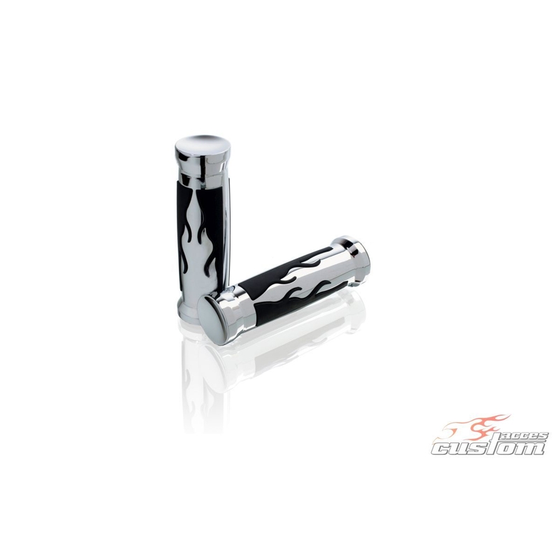Handgriffe CUSTOMACCES FUEGO Edestahl d 22mm