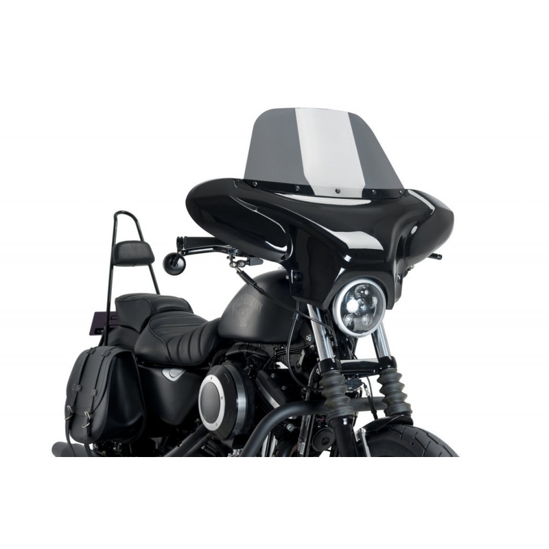 Windschirm CUSTOMACCES BATWING getönt für HARLEY DAVIDSON XL 883 Sportster 2009-2019, HARLEY DAVIDSON XL 883 N Sportster Iron 2009-2020