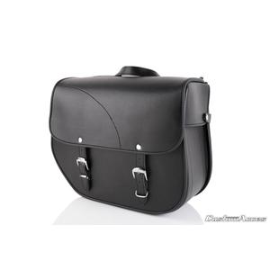 Leder-Satteltasche CUSTOMACCES SANT LOUIS AP0001N schwarz rechts