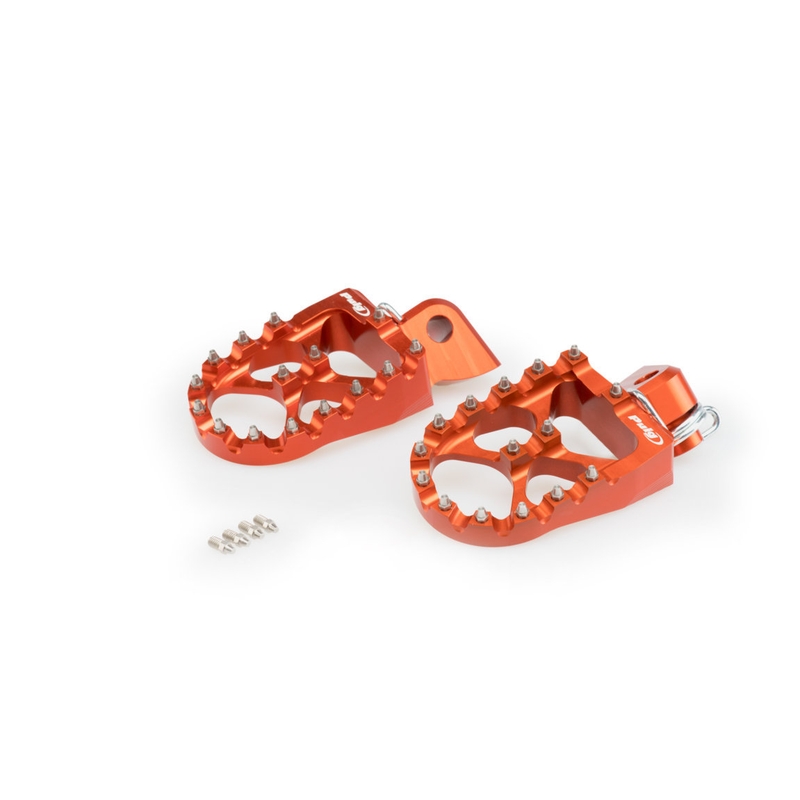 Fussrasten PUIG OFF-ROAD orange