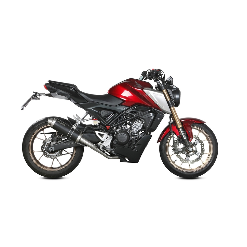 Auspuff komplett 1x1 STORM GP schwarz für HONDA CB 125 R 2021-2024