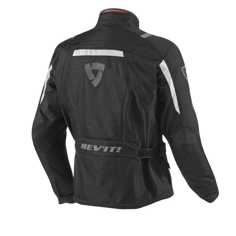Revit Voltiac Schwarz-Silber Motorradjacke Ausverkauf