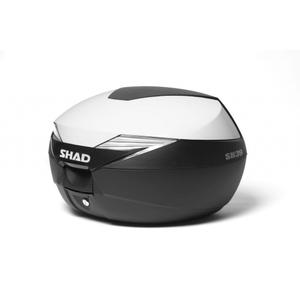 Top case with color cover SHAD SH39 weiß