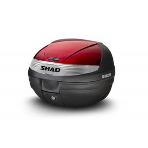 Top case with color cover SHAD SH29 rot