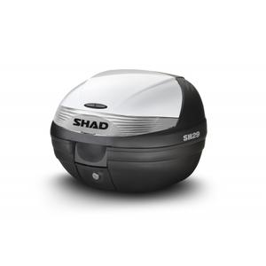 Top case with color cover SHAD SH29 weiß