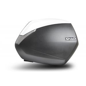 Side cases with color cover SHAD SH36 weiß (pair) with PREMIUM lock