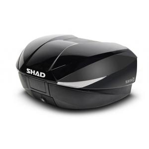Top case with color cover SHAD SH58X Black metal mit PREMIUM Schloss