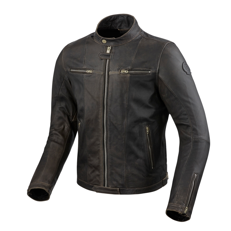 Revit Roswell Dunkelbraun Motorradjacke Ausverkauf