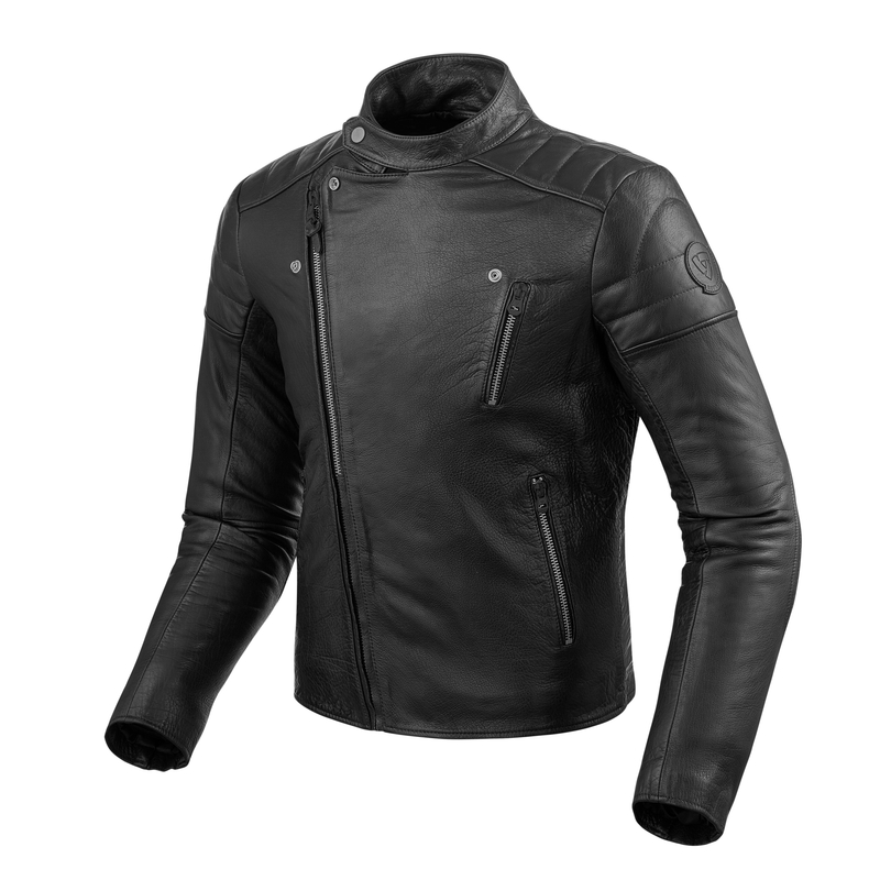 Revit Vaughn Schwarz Motorrad Jacke Ausverkauf