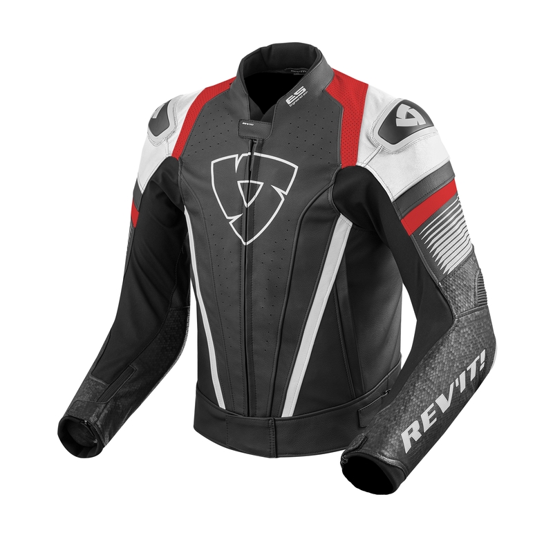 Motorradjacke Revit Spitfire rot und weiß Ausverkauf
