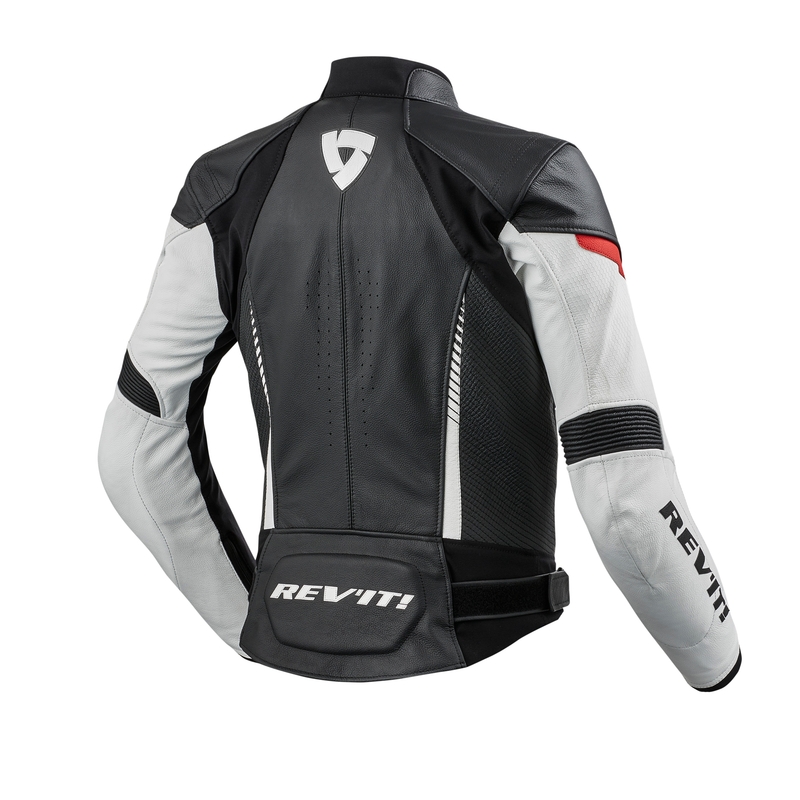 Moto Jacke Revit Xena 2 weiß-rot Ausverkauf