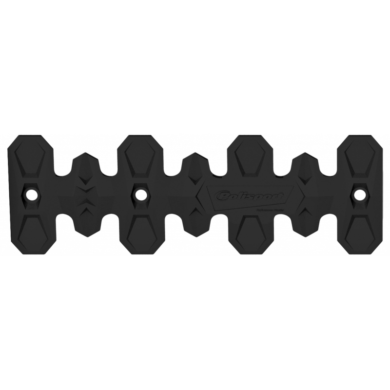 Exhaust head pipe guard POLISPORT ARMADILLO kurz schwarz