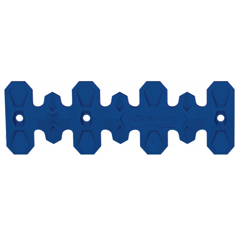 Exhaust head pipe guard POLISPORT ARMADILLO kurz blau