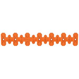 Exhaust head pipe guard POLISPORT ARMADILLO 8483800002 lang orange