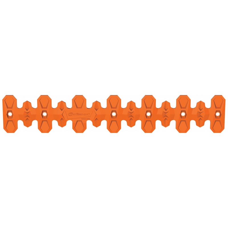 Exhaust head pipe guard POLISPORT ARMADILLO lang orange