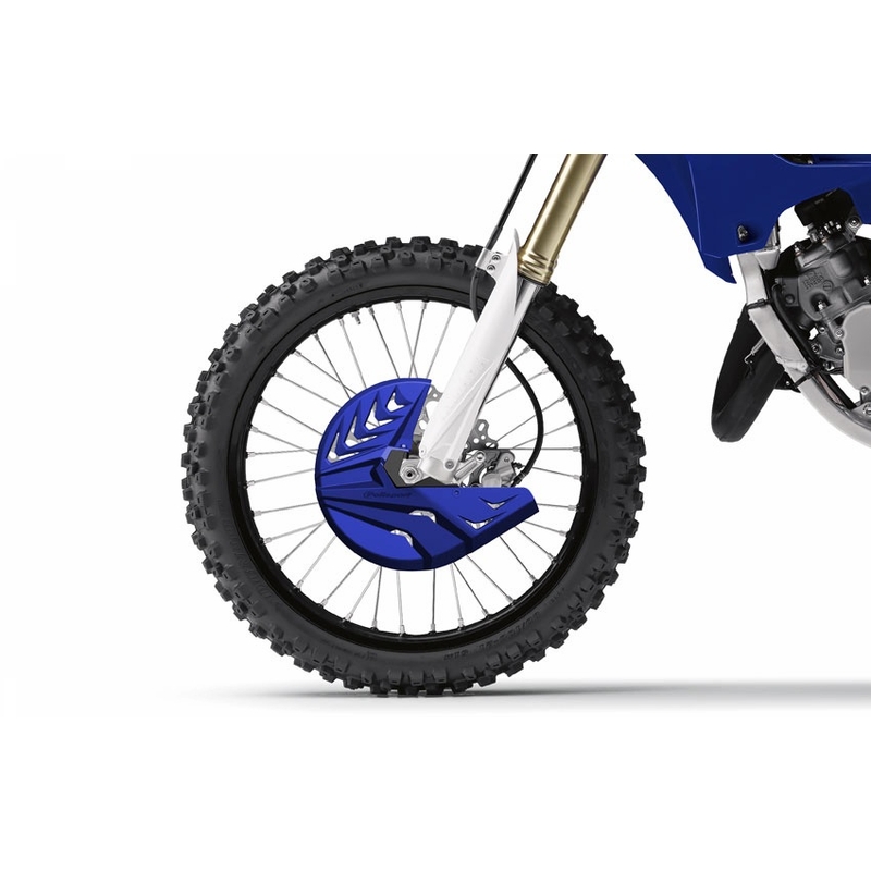 Disc & bottom fork protector POLISPORT white/black für HONDA CRF 450 R 2010-2014, HONDA CRF 250 R 2010-2014