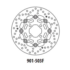 Bremsscheibe GOLDFREN 901-503F vorne 249 mm
