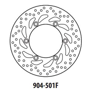 Bremsscheibe GOLDFREN 904-501F vorne 260 mm