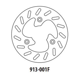 Bremsscheibe GOLDFREN 913-001F vorne 190 mm