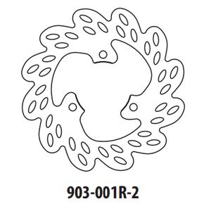 Bremsscheibe GOLDFREN 903-001R-2 hinten 190 mm