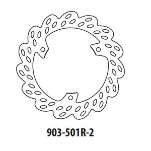Bremsscheibe GOLDFREN 903-501R-2 hinten 230 mm