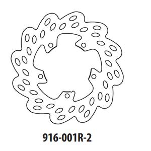 Bremsscheibe GOLDFREN 916-001R-2 hinten 175 mm