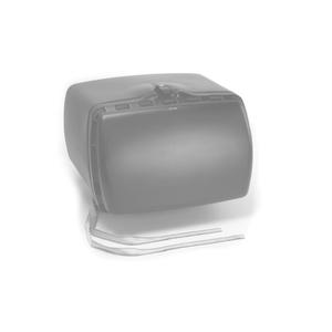 Top box PUIG MAXI BOX 3659B weiß with lock and attached with straps