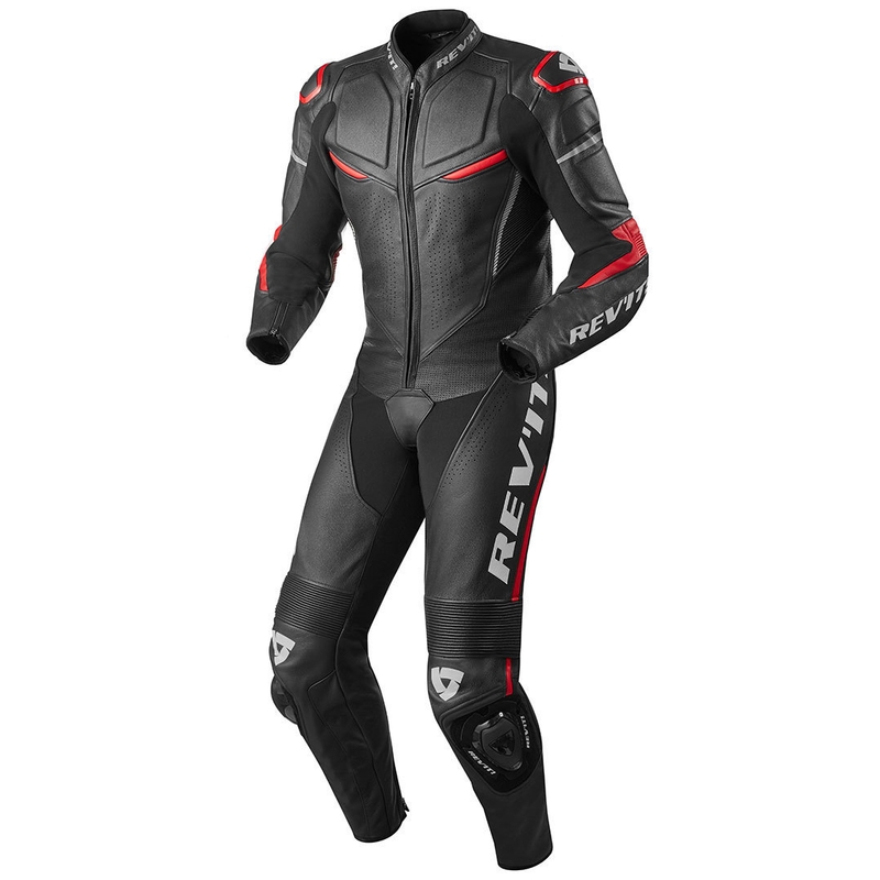 Einteiliger Jumpsuit Revit Masaru schwarz-rot sale Ausverkauf
