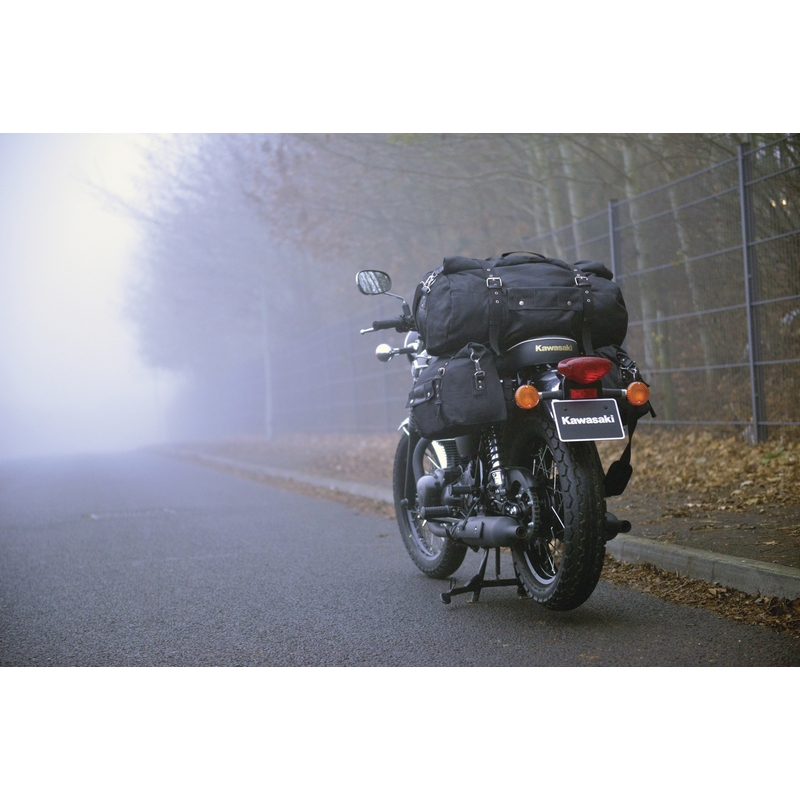 Oxford Heritage Schwarz 40l Motorrad Seitentaschen