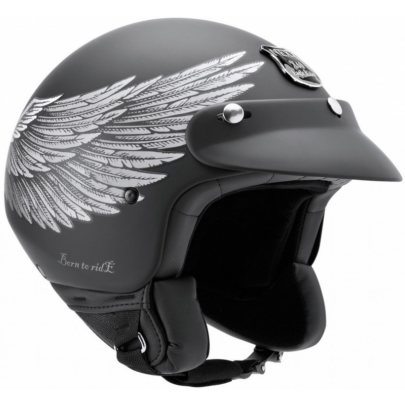 Nexx X.60 Eagle Rider Schwarz-Silber Open Helm Ausverkauf