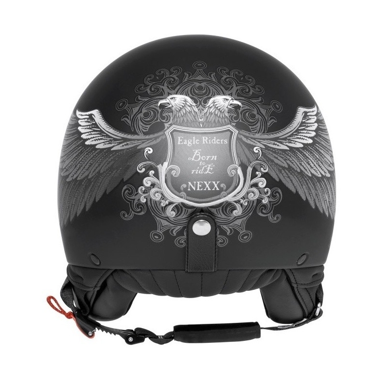 Nexx X.60 Eagle Rider Schwarz-Silber Open Helm Ausverkauf