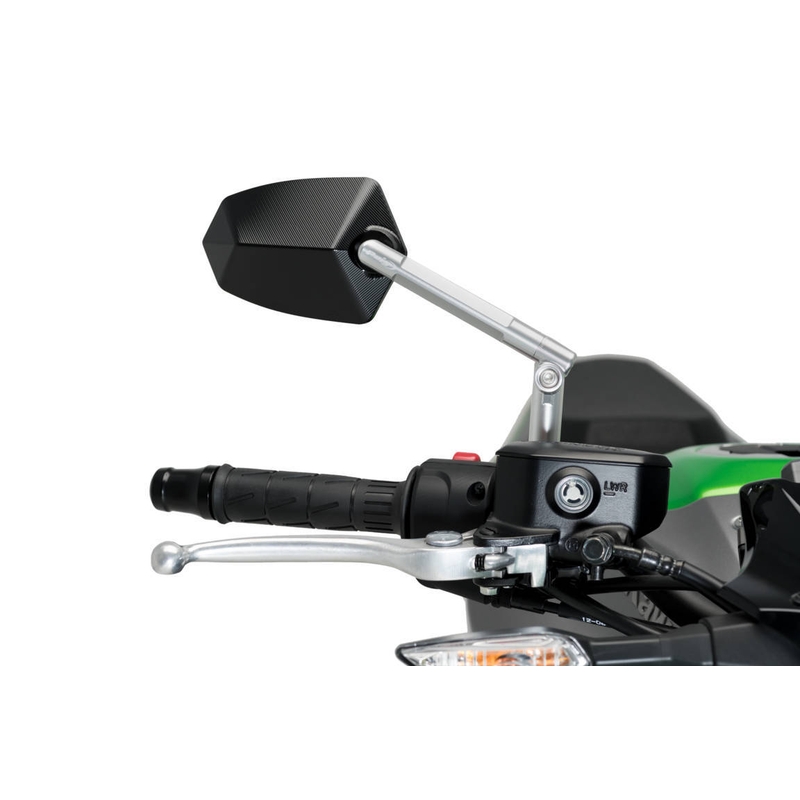 Spiegel PUIG GT.1 Aluminium eloxiert/schwarz rechts